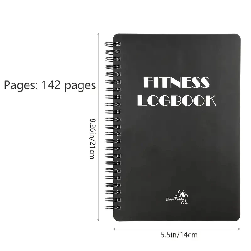 A5 Coil book Achieve Your Fitness Goals Training Planning Note Book Suitable for Weight Loss, Bodybuilding, Gym