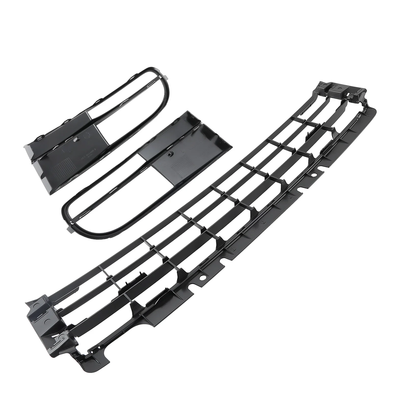 

Front Lower Bumper Grille & Fog Light Lamp Grille Kit Fit For VW Beetle 12-16