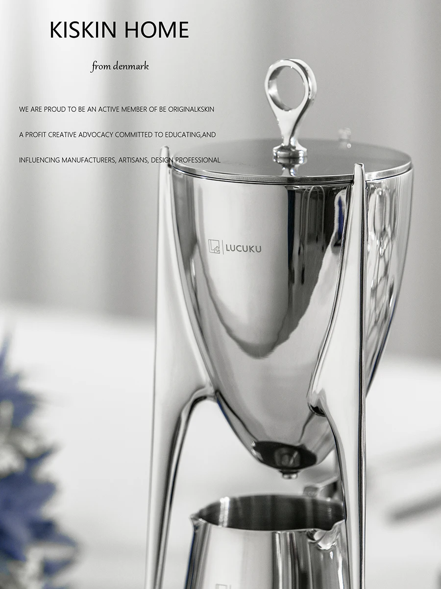 

Чайный набор Llucuku в европейском стиле из нержавеющей стали, креативный, для одного человека, с фильтром для заваривания чая Гунфу, для гостиной