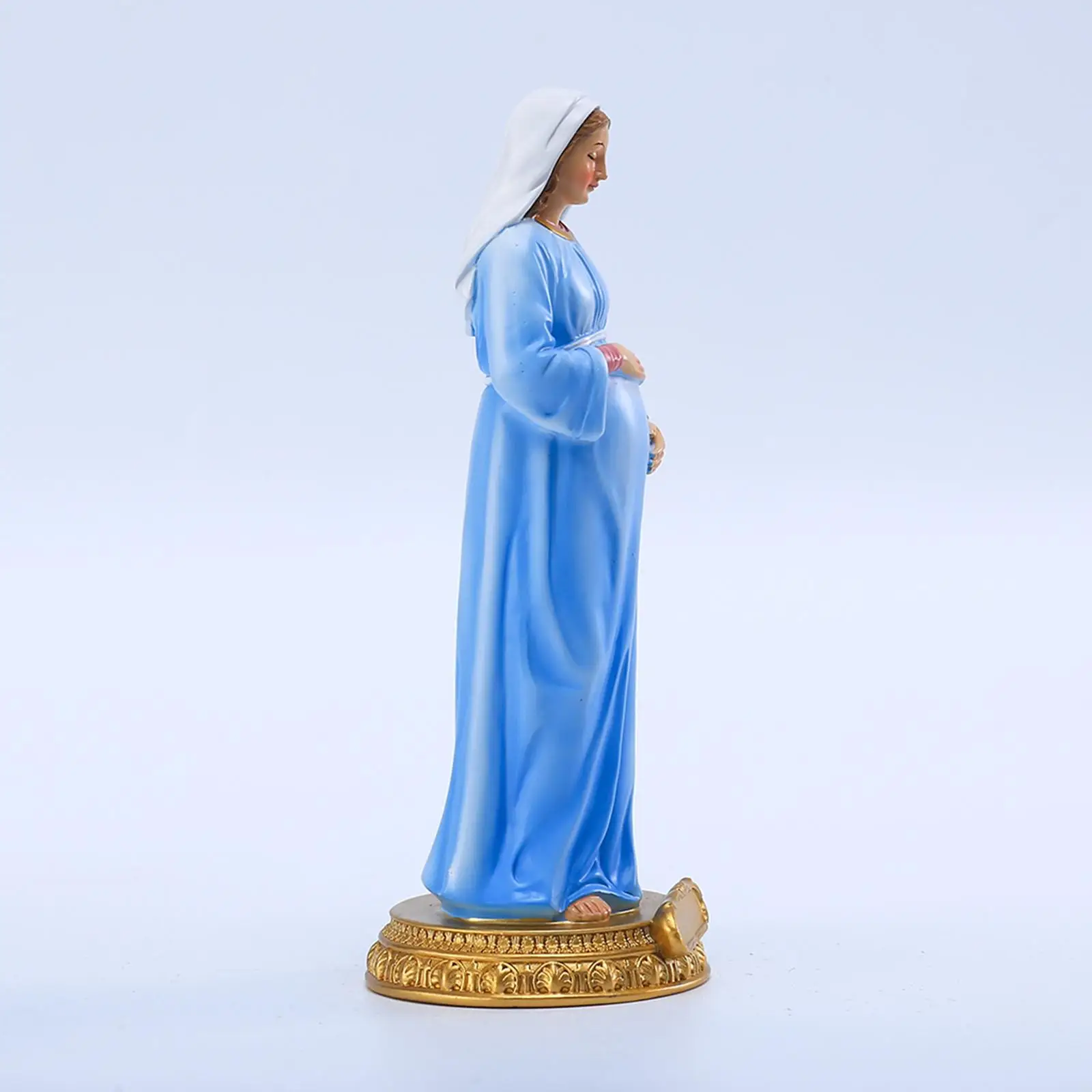 

Virgin Mary Figure Resin Renaissance Collection Religious Statue Ornament for Church Home Desk Decoration