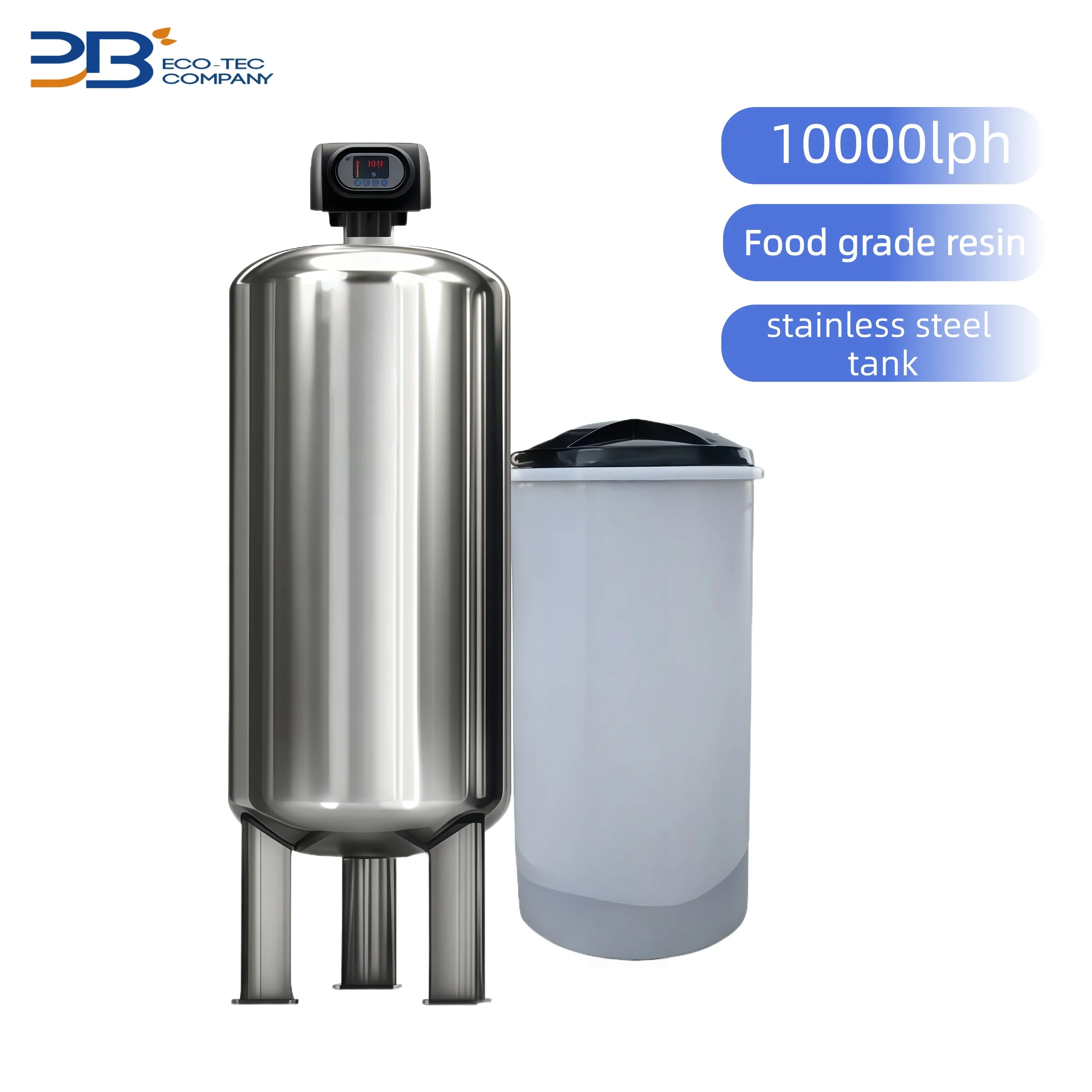 Commercial Softened Water Equipment with 10T/H, 20T/H, 30T/H Flow Rate for Industrial Manufacturing Softened Water Systems