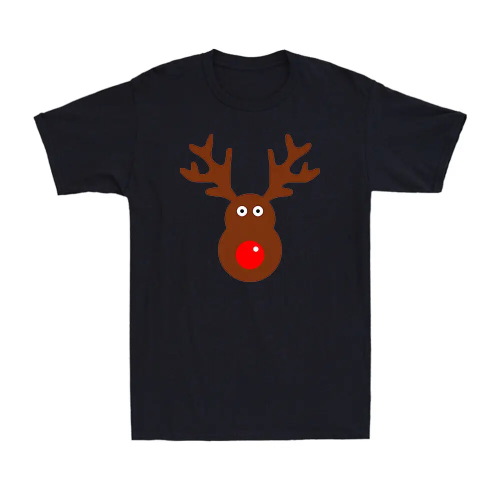 Christmas Reindeer Santa Sleigh Party Merry  Animals Men's T-Shirt