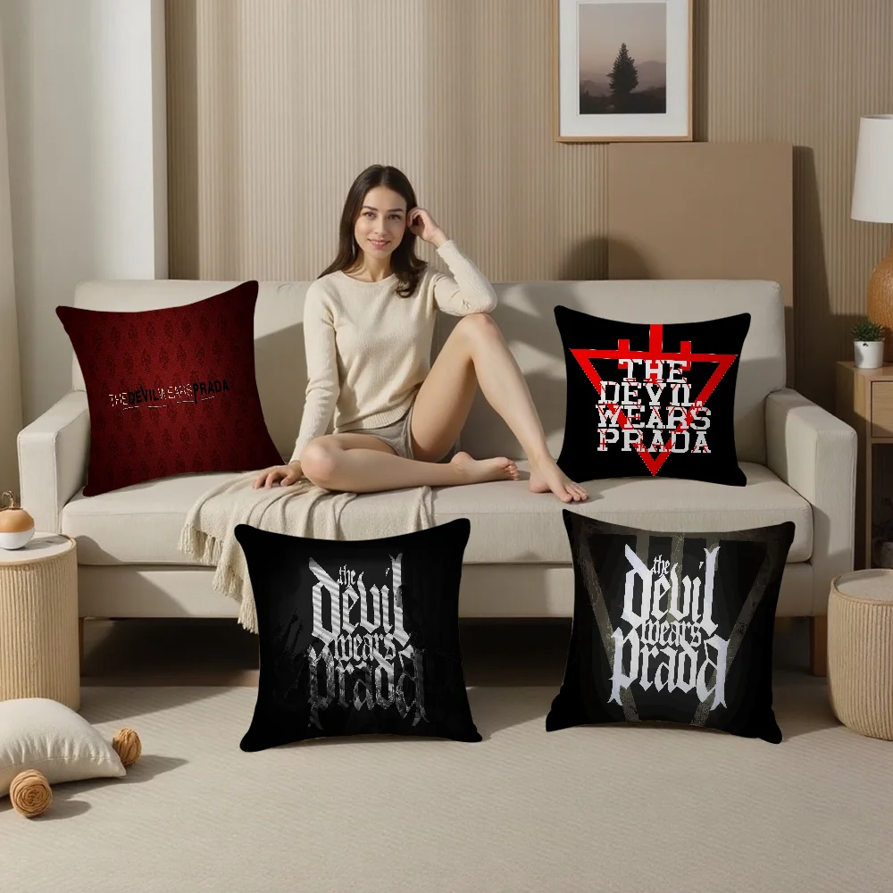 The Devil Wears Prada Band Decorative Room Aesthetics Pillow Case Home Decor Bedroom Sofa Bed Couch Pillow Cover 45x45