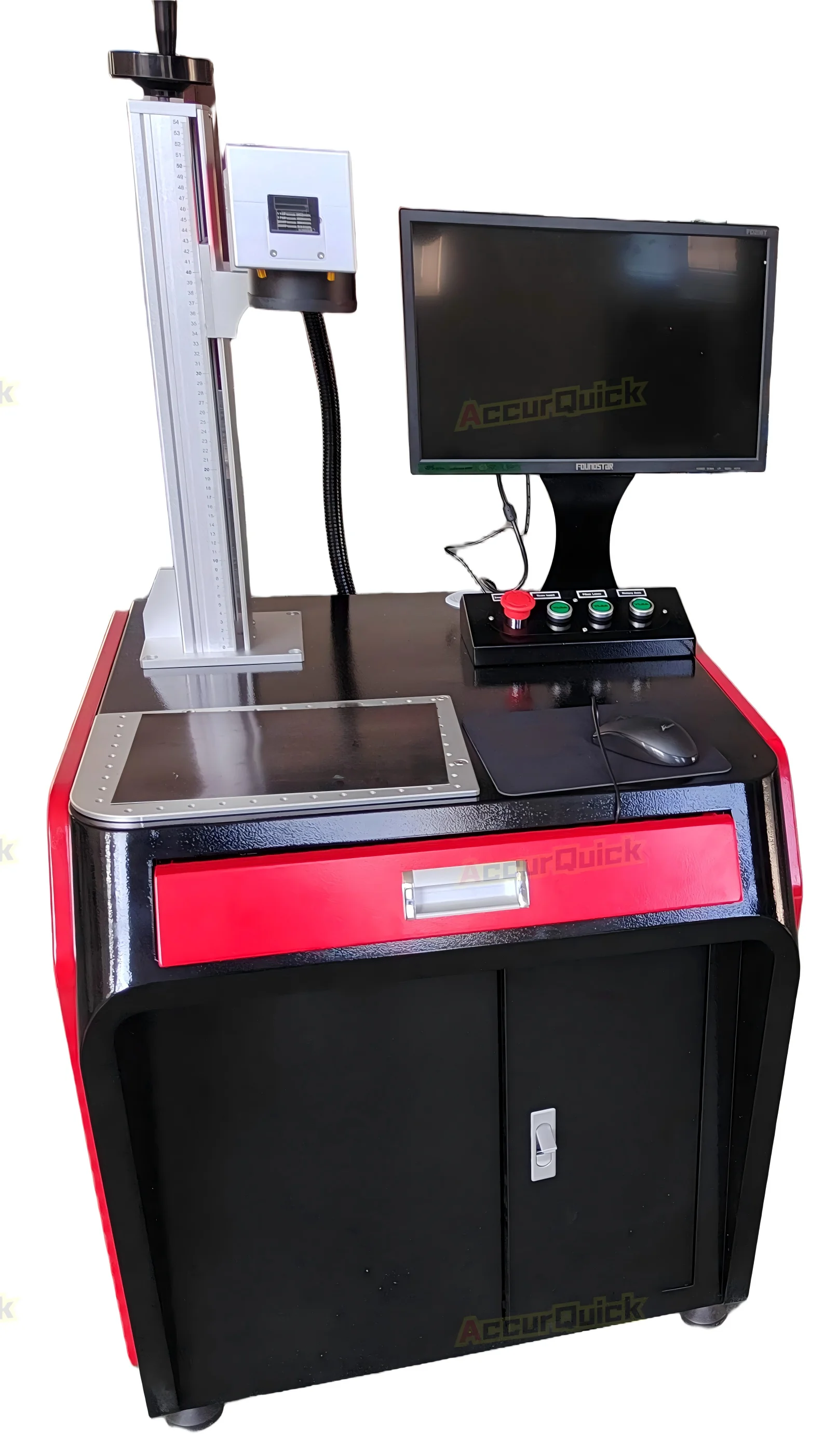 

Desktop Metal Stainless Steel Raycus/JPT Laser Marker Engraver Etching Marking Machine