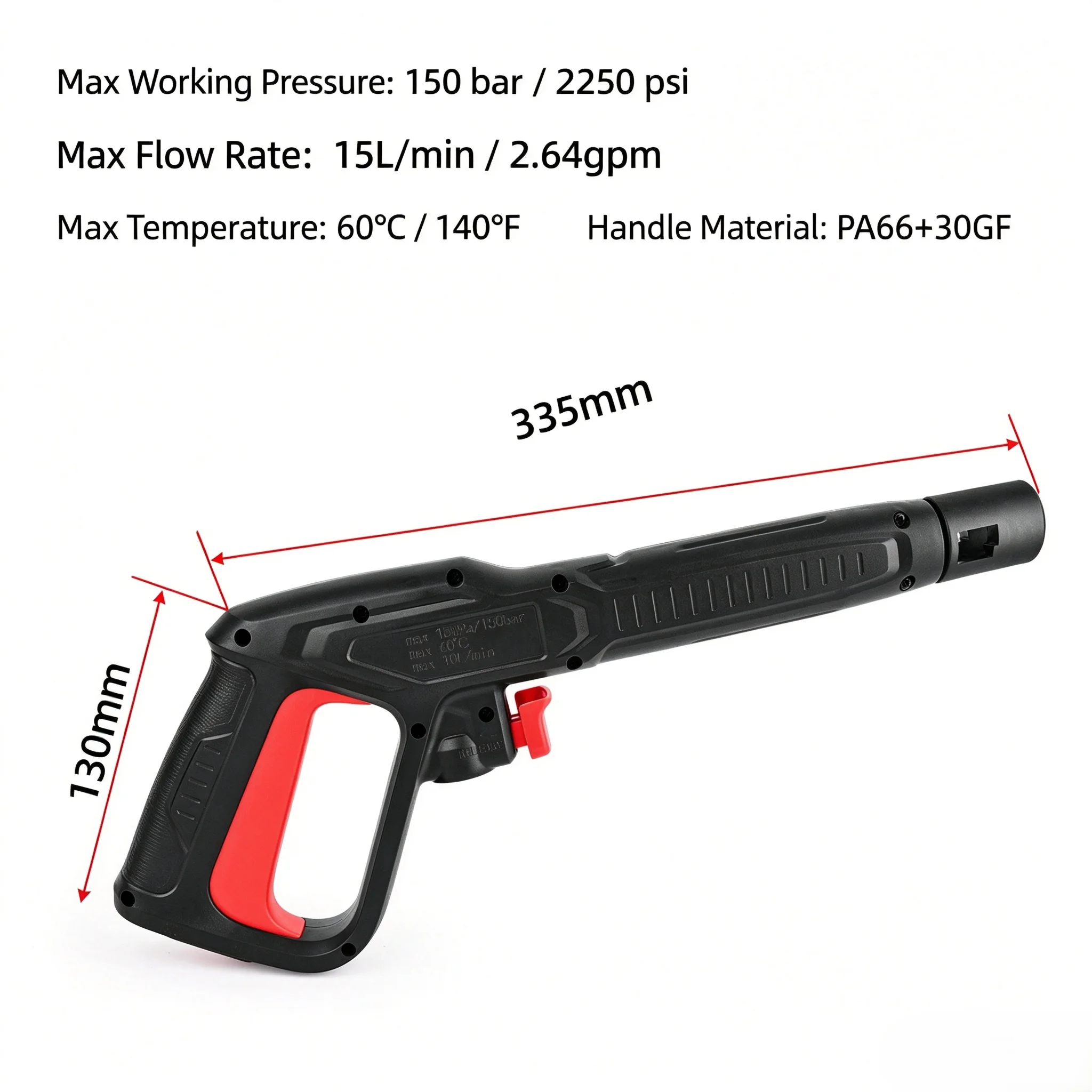 The Popular High-Pressure Car Wash Water Gun Is Compatible with Ar Bosch High-Pressure Cleaning Machines
