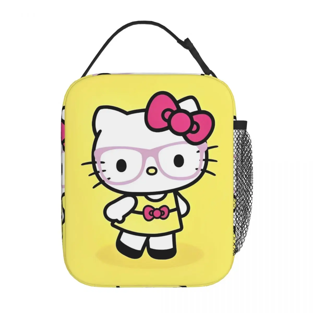 Bonita bolsa térmica para el almuerzo de Hello Kitty, bolsa térmica portátil reutilizable, bolsa para el almuerzo, bolsa para el almuerzo escolar, bolsa Bento para pícnic