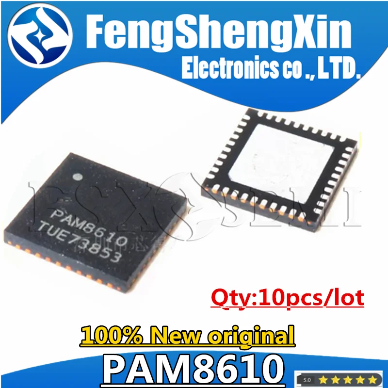 10pcs PAM8610 QFN40 Chips