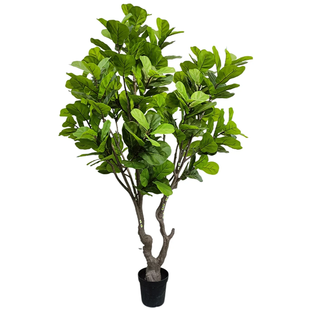 

Multi Pole High Quality 150cm Artificial Tree Simulation Piano Leaf Home Office Indoor Floor Decoration