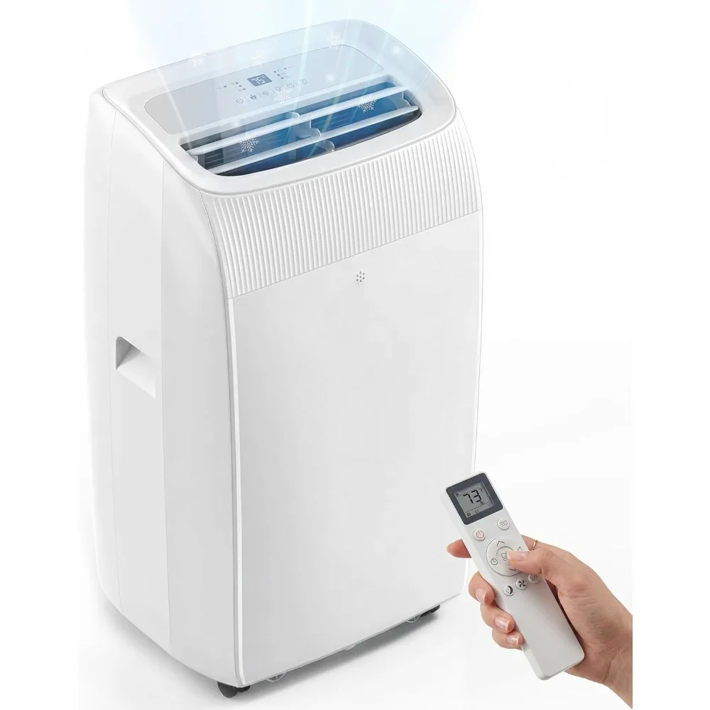 

US Shipping Portable Air Conditioner 14000 BTU Cools 700 Sq Ft Ultra Quiet 42dB Auto Swing 24H Timer for Bedroom Dorm