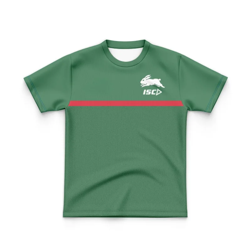 KIDS  2024 Training T-shirt South Sydney Rabitos Green Shirt