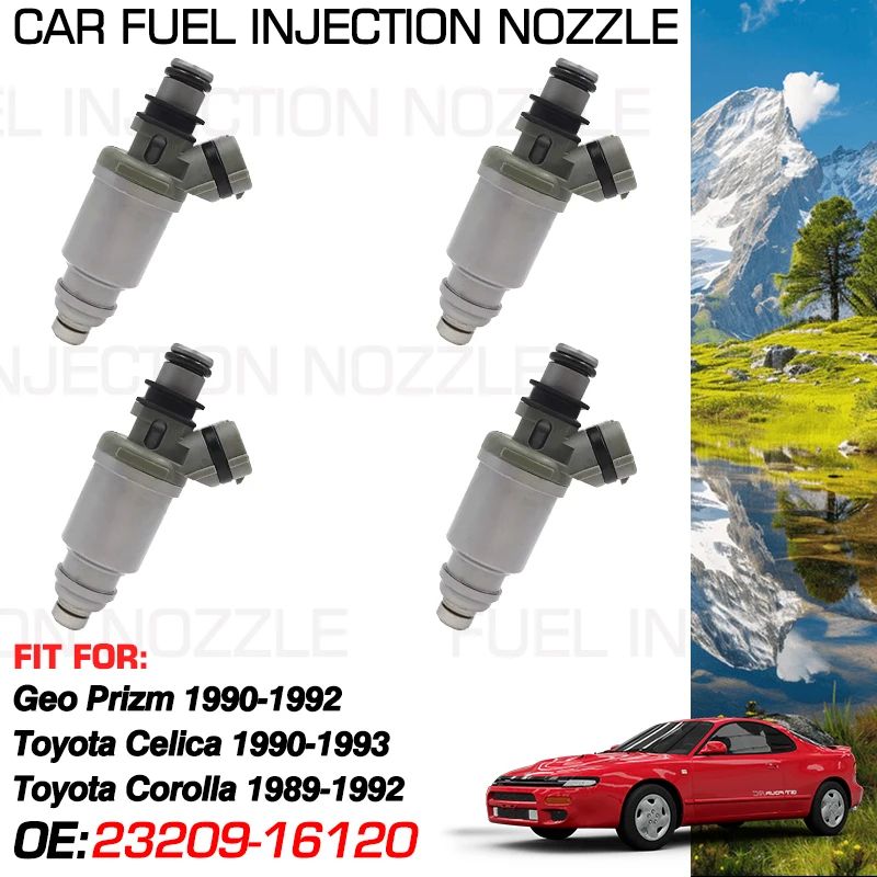 

23209-16120 for Toyota Corolla E90 Holden Nova Geo Prizm 1989-1992 Toyota Celica T180 1990-1993 Fuel Injectors Nozzle Injection