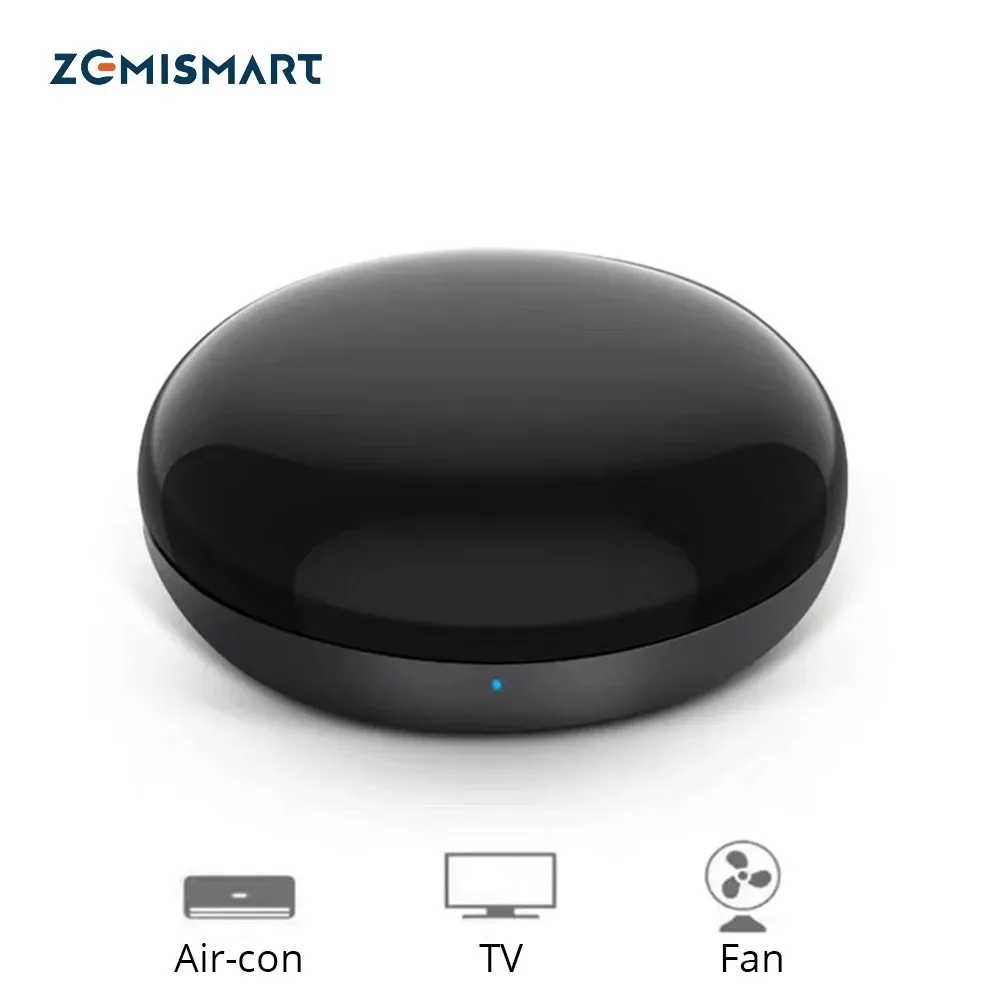 Zemismart Smart IR Bridge for Infrared Air-condition Fan TV Universal Remote Control Support Google Home Alexa Echo Control