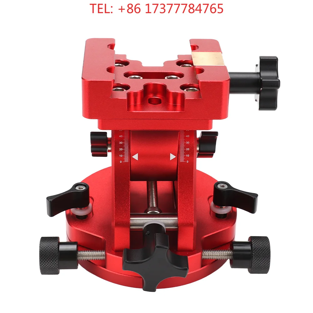 Equatorial Mount Base with Dovetail Slot 39 kg High Load Capacity Latitude Adjustment -Detachment Den for Astronomical Use