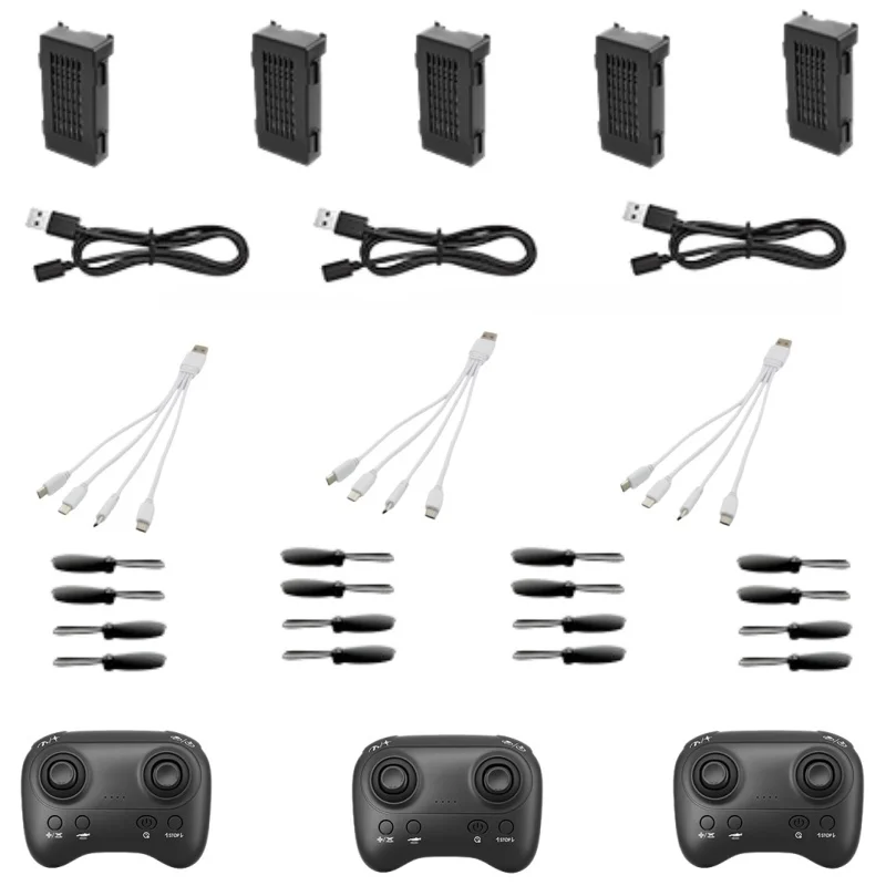 M7S 2-in-1 Land Air Dual-Mode Drone Accessories Battery 3.7 600mAh Propeller USB Line 4-in-1 Line Remote Control Spare Parts