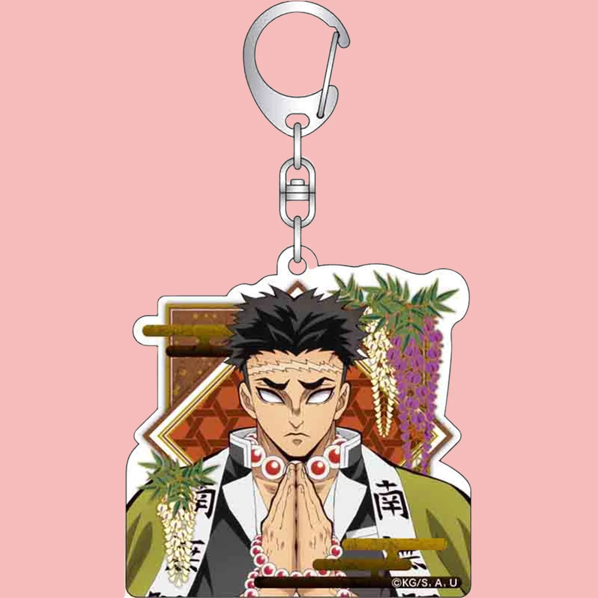 Anime GOODS Acrylic Keychain cute y2k Demon Slayer keychain for bag keys car key bag backpack collection display accessories