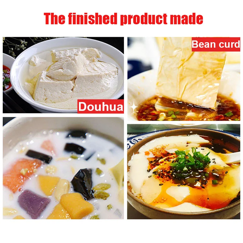 Soybean Milk Tofu Maker High Quality 220V Soya-Bean Milk Machine Soybean Pulping Machine