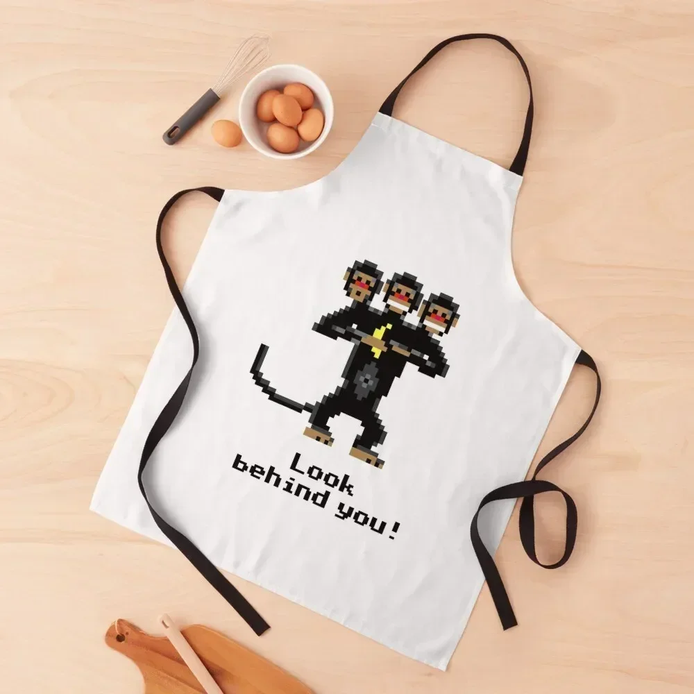 

ThreeHeaded Monkey Apron Kitchen Man Men's Kitchen Kitchen Things For Home Men'ss Apron