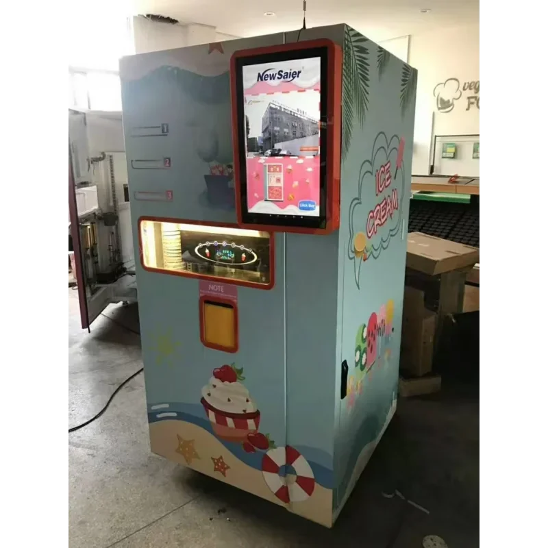 Yg Brand New Ice Cream Vending Machine Widely Using Shopping Mall Coin Operated Ice Cream Vending Machine With Low Price Sale