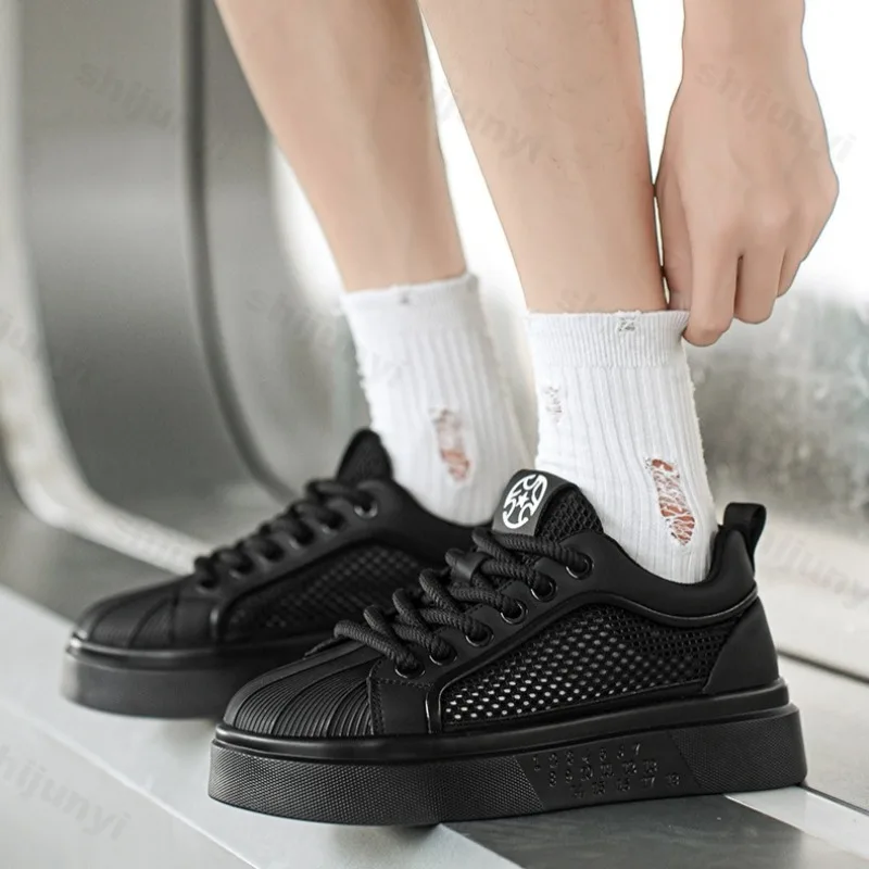 

Men's 2025 New Style Spring Sport Casual Sports Fashion Trend Comfortable versatile Mesh Breathable Wear-resistant Flat Sneakers