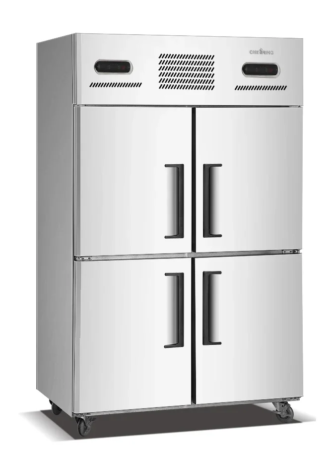 Commercial Kitchen Dual Temperature Stainless Steel Freezers: Refrigeration and Freezing Options