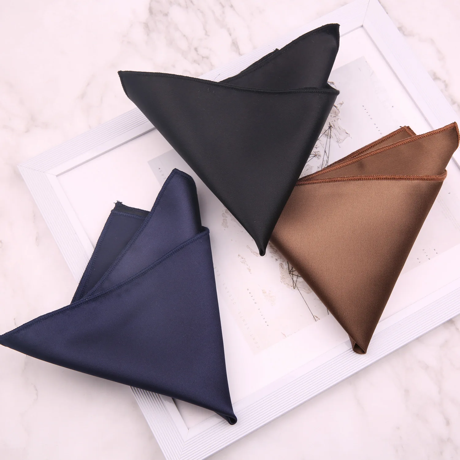 22cm Mens Pocket Square British Style Handkerchief Scarf Wedding Suit Dress Chest Towel Tuxedo Cravat Hankies Accessories