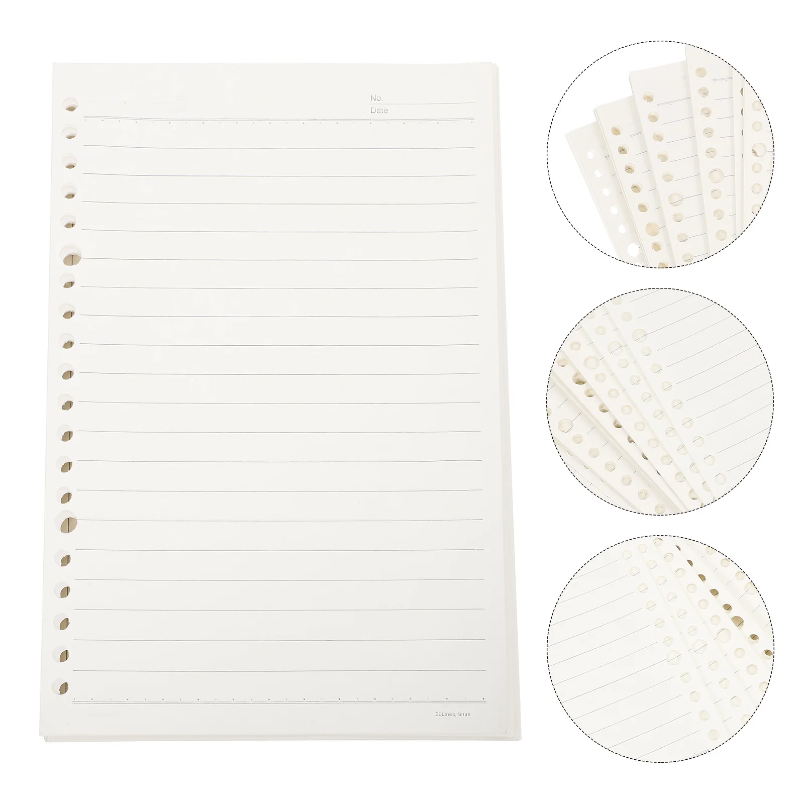 

150Pcs A5 Notebook Refill Detachable Inner Pages High-Quality Printing Smooth Writing for Journaling Planning Notes