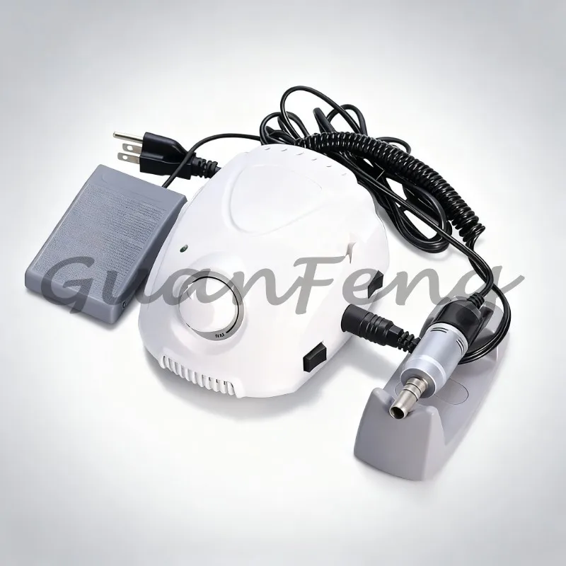 Portable E‑Type Micromotor Handle,35000RPM M3 Nail Drill Handpiece for Nail Salon Grinding