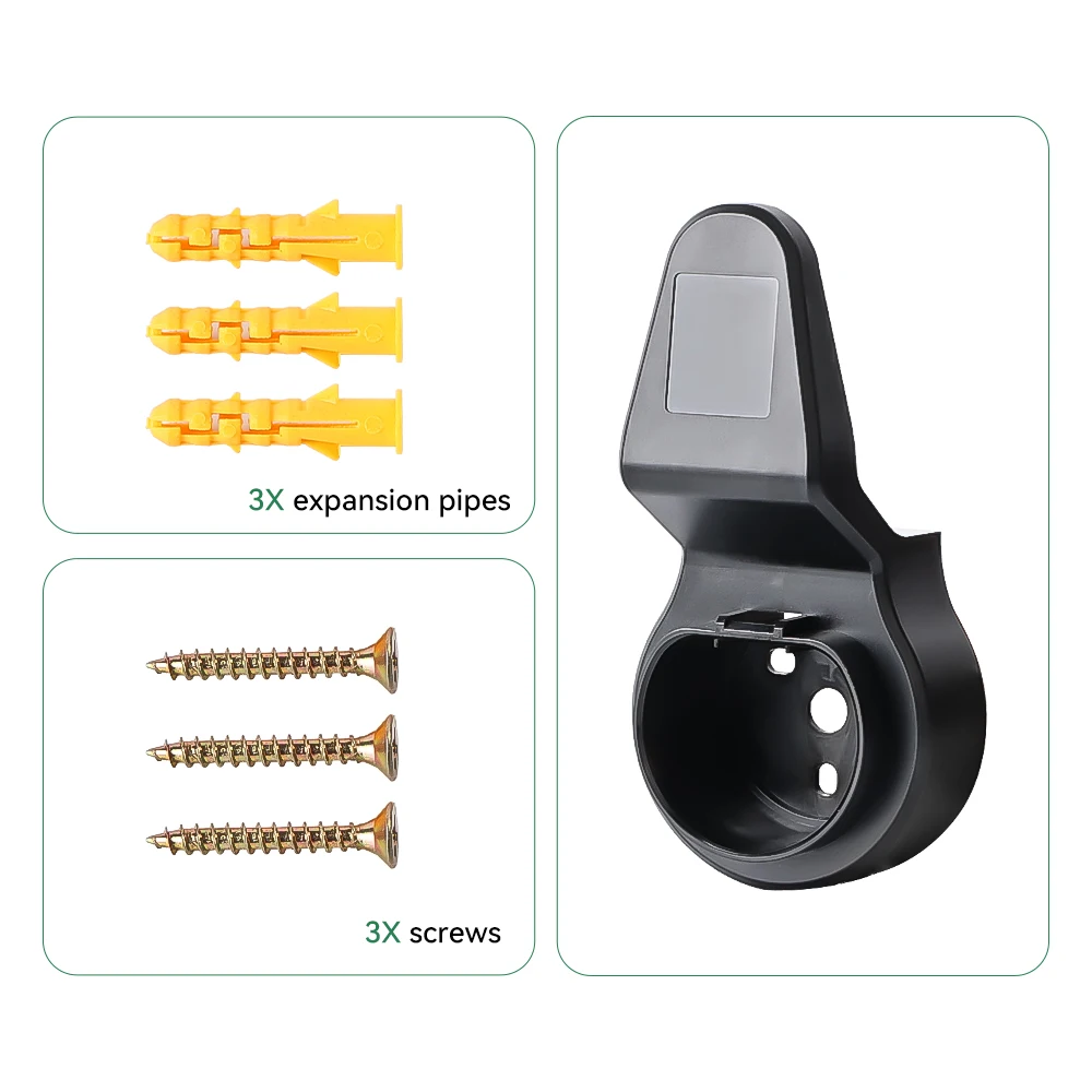 IPENGEN GBT EV Carregador Cabo Suporte EV Carregador Wallbox com Suporte de Gancho para GBT Padrão EV Carregador Acessórios para Veículos Elétricos