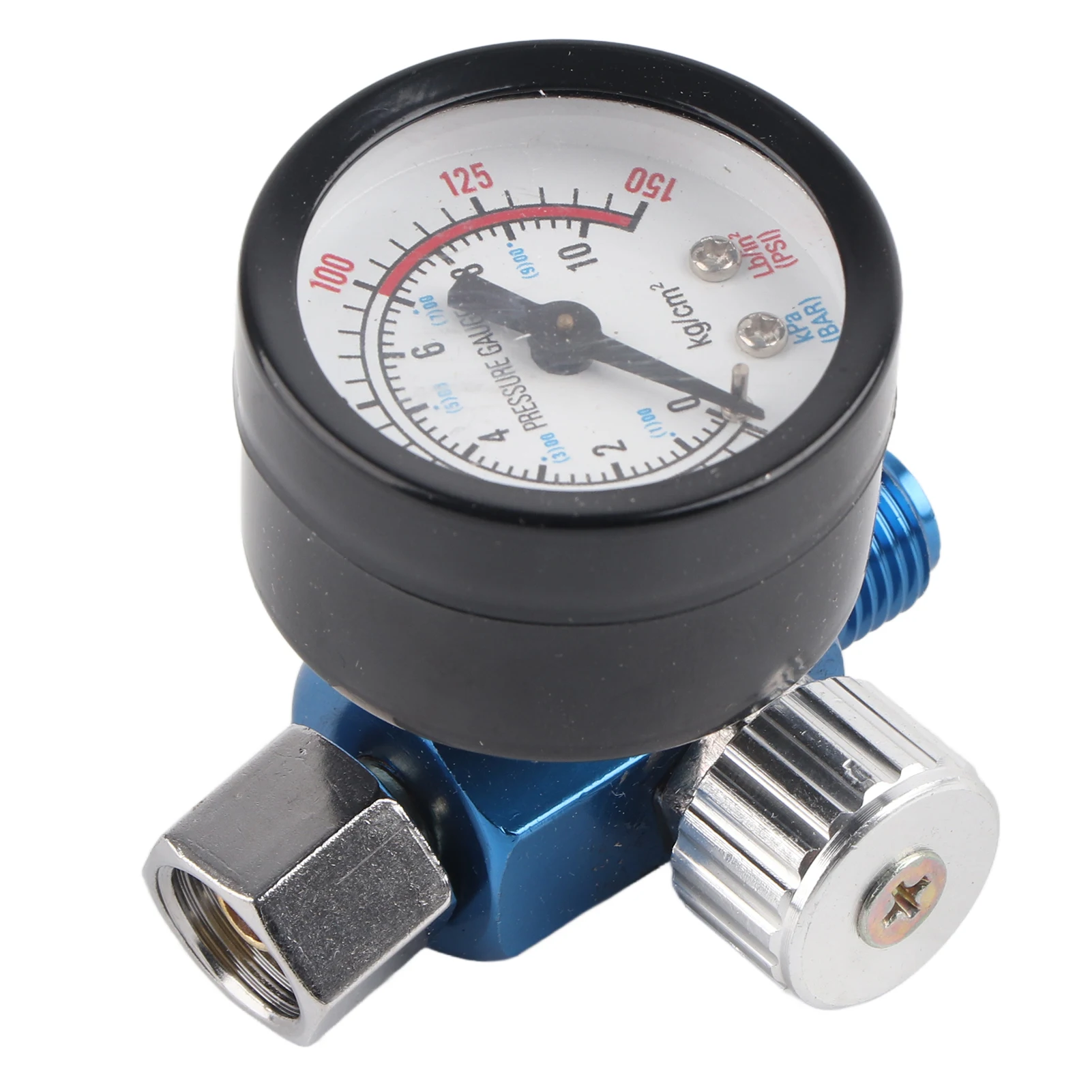 Air Pressure Regulator Adjustable Pneumatic Reducing Valve With Gauge Use for Paint Spray Gun Pressure Range 0-10BAR