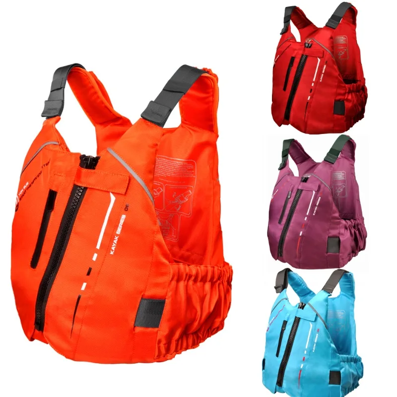 Adult Life Jacket Adjustable Multi Pocket Life jacket Buoyancy Safe Sailing Kayak Canoeing Fly Fishing Watersport Aid Vest