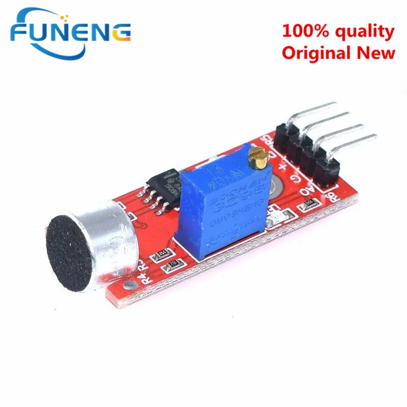10 stks Hoge Gevoeligheid Geluid Microfoon Sensor Detectie Module Voor Arduino AVR PIC