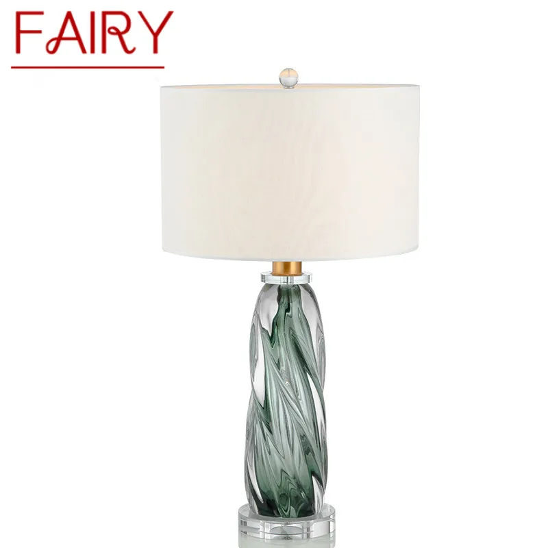 

FAIRY Nordic Glaze Table Lamp Modern Art Iiving Room Bedroom Study Hotel LED Personality Originality Desk Light