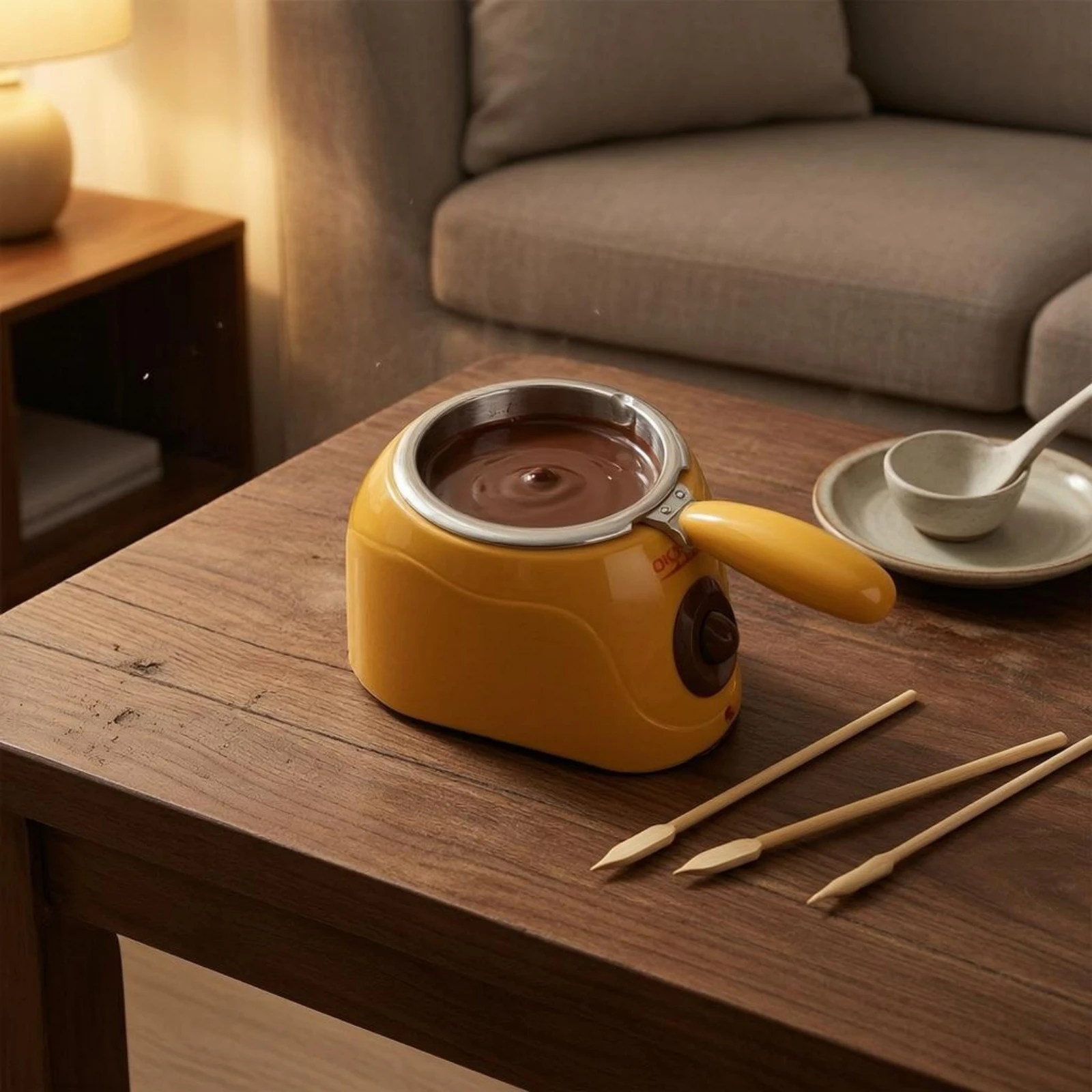 Electric Chocolate Melting Pot Plastic Housing Chocolate Melting Pot Small Appliance Control Knob Food Service Gear Side Handle