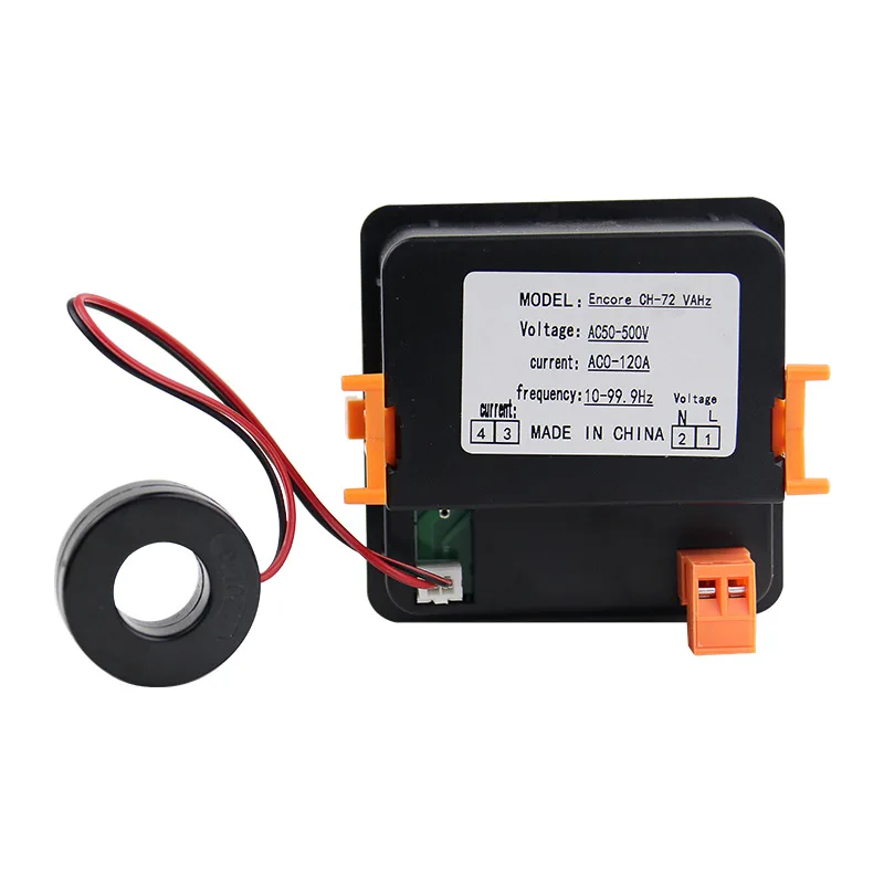 CH-72 VAHz Electrical AC Voltage Current Frequency Three Combination Meter High Precision Digital Display LED Digital