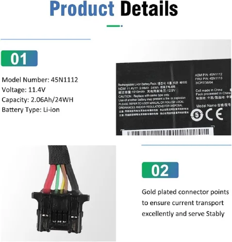 Imagen 2 del producto SKOWER 45N1112 batería para Lenovo ThinkPad X240 X240S X250 X260 T440 T440s T450 T450S T460 T550 W550 L450 A275 45N1128 45N1125