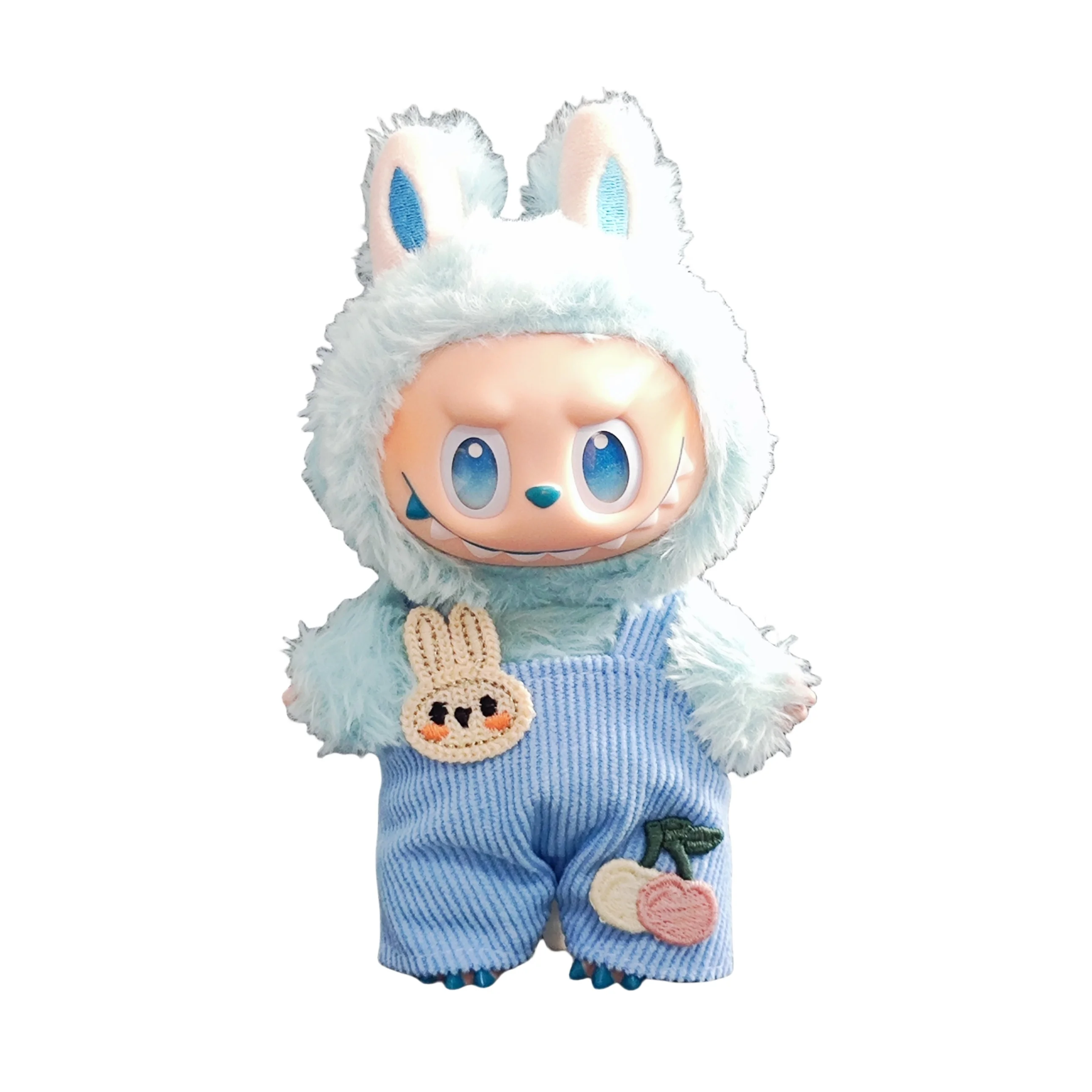 17cm Labubu I II Idolo 앉아 인형 파티 의류 액세서리 한국 Kpop EXO