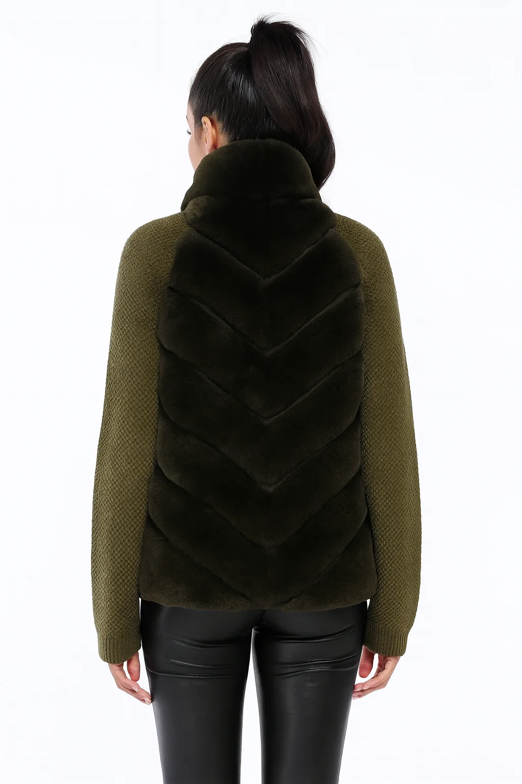 Black Friday Bestseller | Winter Rex Rabbit Fur Sweater Jacket | LAST STOCK • Lock Price | In Stock Select Sizes Only 250811