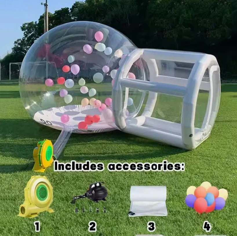 

Inflatable Bubble Tent Bubble House Inflatable Trampoline Castle Children's Birthday Party Trampoline Bubble Dome