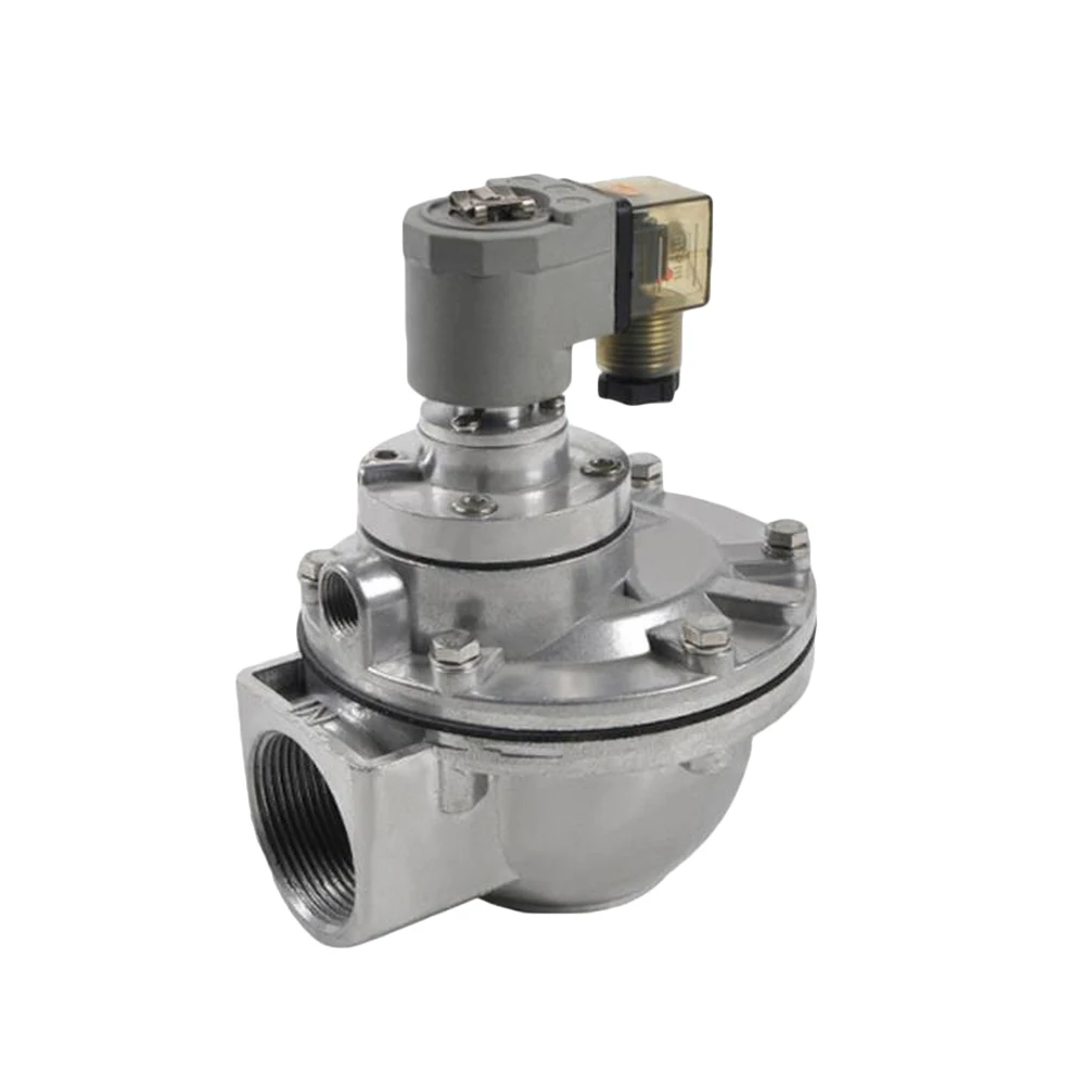High Quality 24V 220V Normally Close Right Angle Pulse Jet Valve Bag House Dust Collector Diaphragm Solenoid Valve