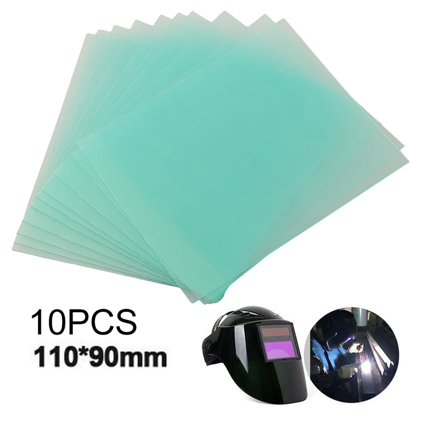 Industrial Use PC Welding Cover Clear Welding Lens Drop-proof Design Dust Blocking Electric Welding Fireproof PC Material