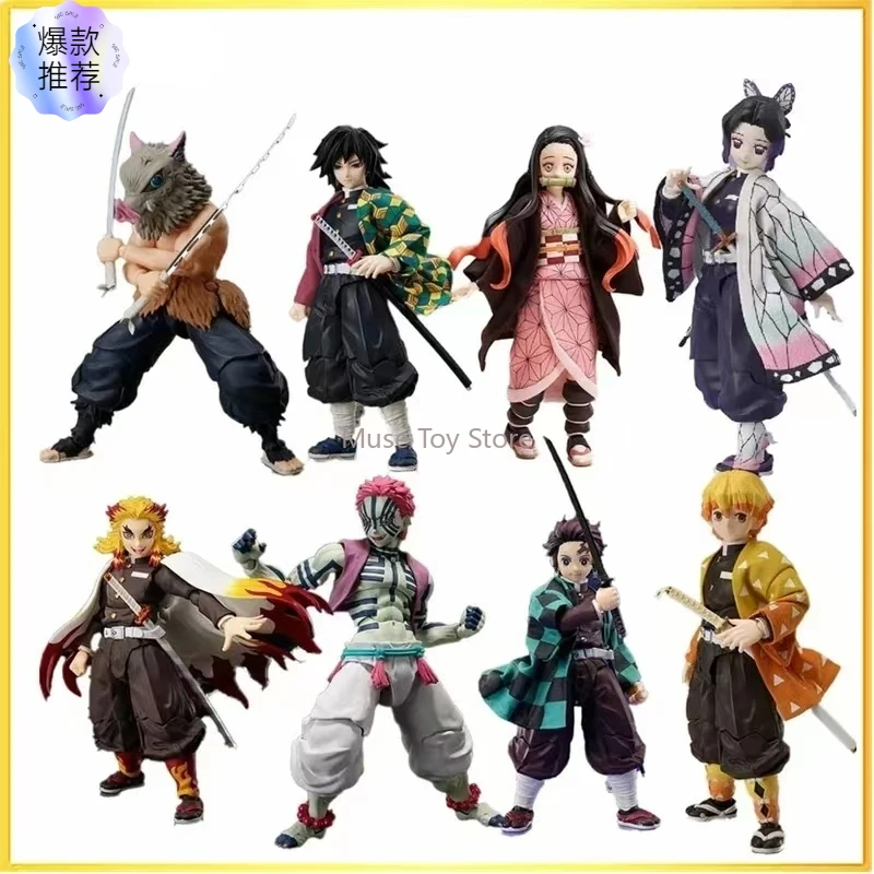 

В наличии MaxFactory Figma Demon Slayer Inosuke Hashibira Tomioka Giyu Rengoku Kyoujurou Zenitsu Agatsuma Фигурки Модель