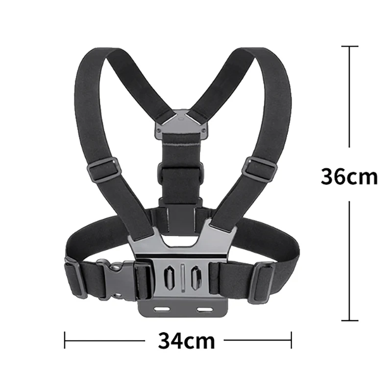 Hands-Free Sport Camera Chest Strap Mount Harness Strap Holder Cell Phone Clip Five-in-one Suit