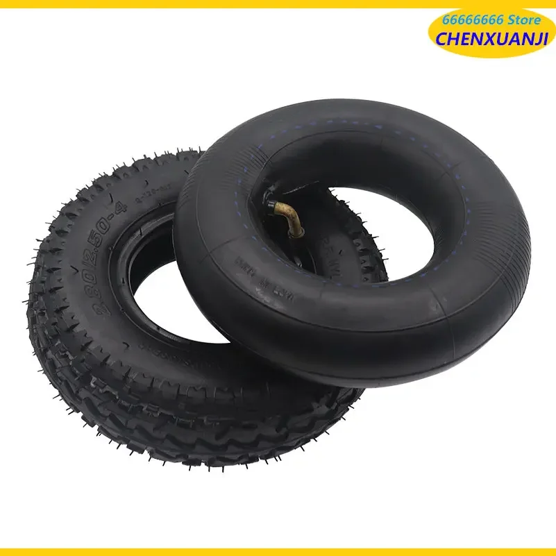 9 Inch Tyre 2.80/2.50-4 Pneumatic Off-road Tire Inner Tube for Gas & Electric Scooter Bike Mini ATV Elderly Tire Accessories