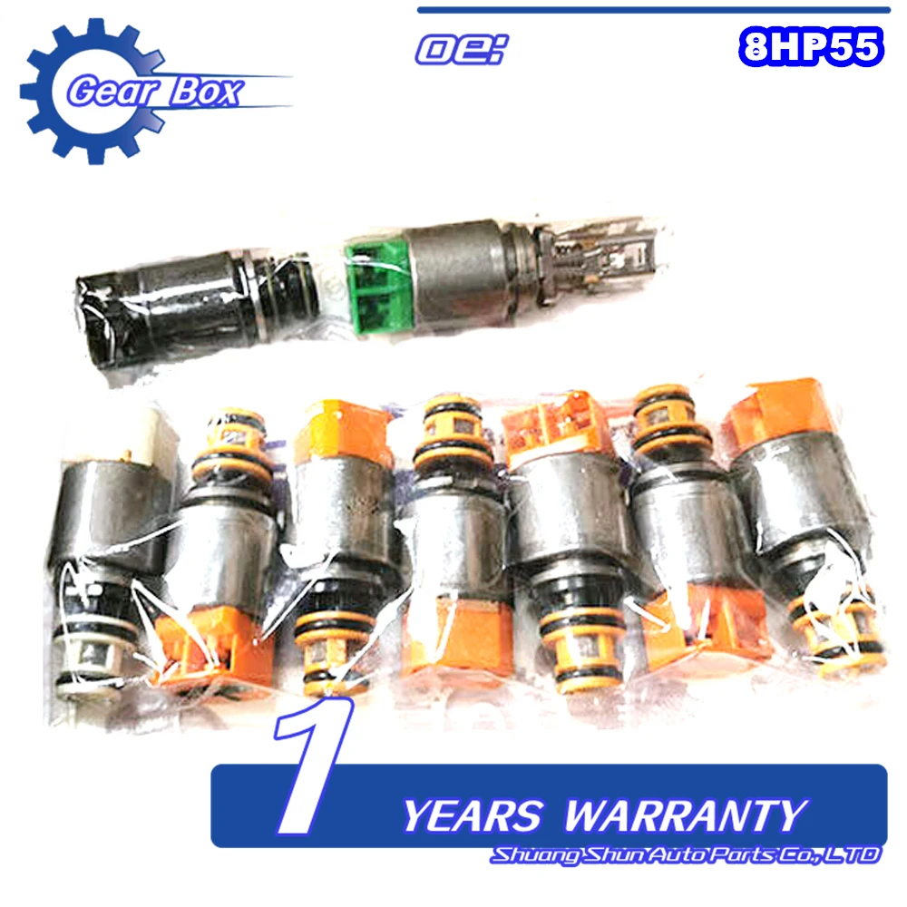 8HP55 ZF8HP55 0BK 8HP55A ZF8HP55A  Original Transmission Control Solenoid Kit Set For BMW AUDI A6 A7 A8 Q5