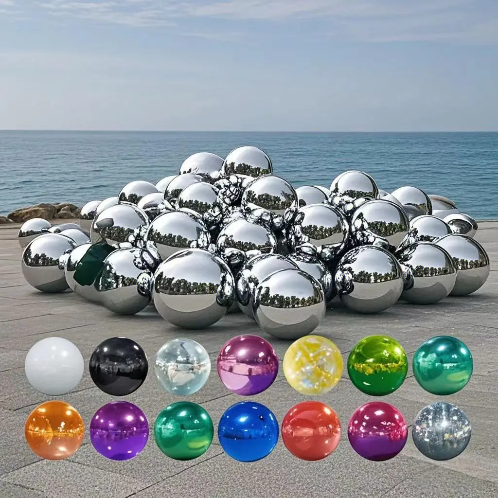 

Giant Inflatable Mirror Ball for Wedding Family Party Decoration | Hanging Shiny Balloon Backdrop, High Gloss Stage Prop