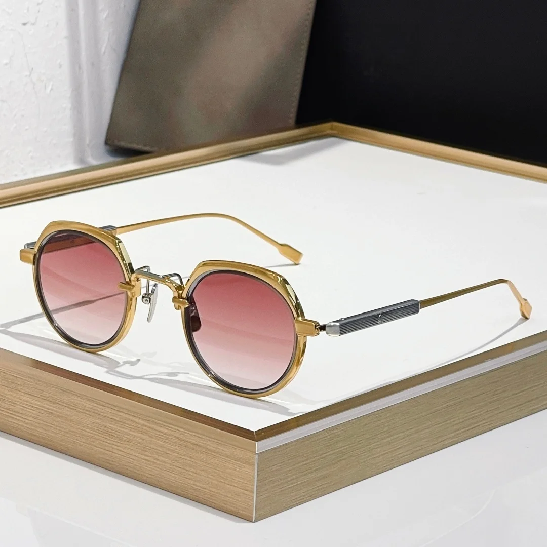ST Revati-T 40-27 Top Quality Mens Sunglasses for Women Classic Punk Luxury Acetate Titanium UV400 Designer Sunglasses with box