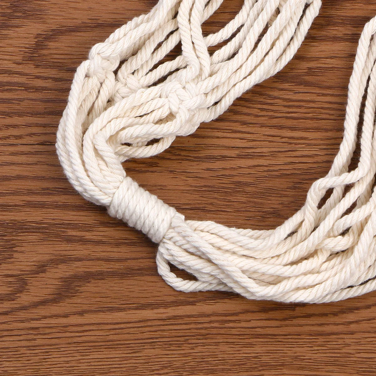 

Cotton Rope Flowerpot Hanging Net Bag Hand-Woven Plant Basket Indoor Outdoor Wall-Mounted Decoration Durable Flowerpot Net Bag