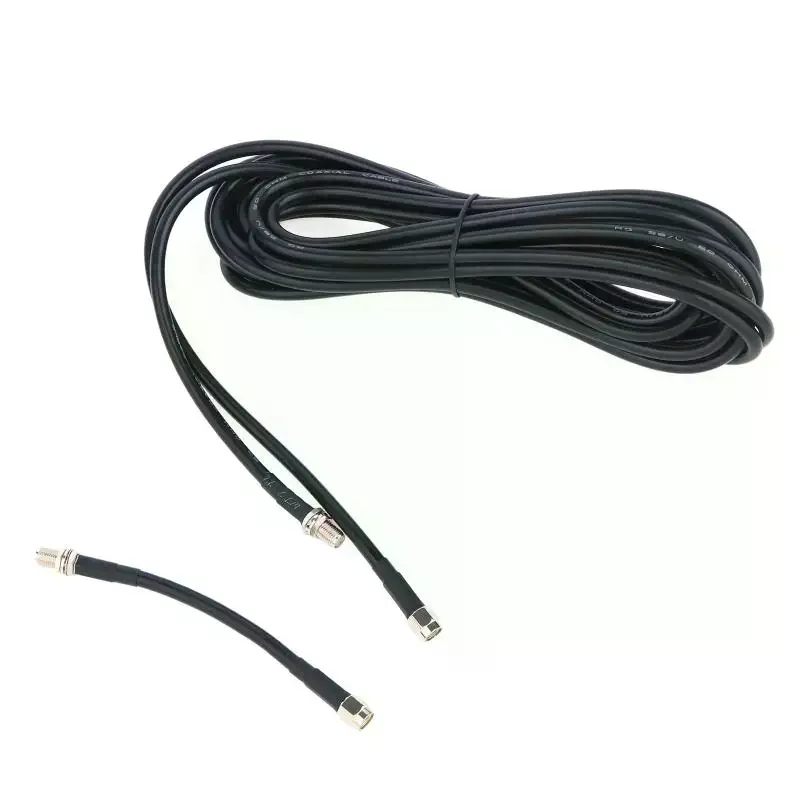 SMA Male to SMA Female RG58 Coaxial Cable 1Pcs Low Loss Wire Connector for GPS Satellite Signal Extension Use