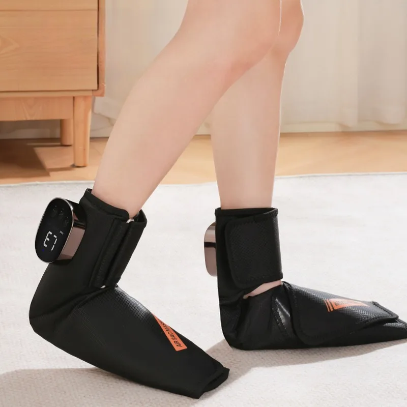 

Wireless Electric Foot Massage Device Comfortable Heating Bionic Vibration Pneumatic Compression Boot Physiotherapy Equipment