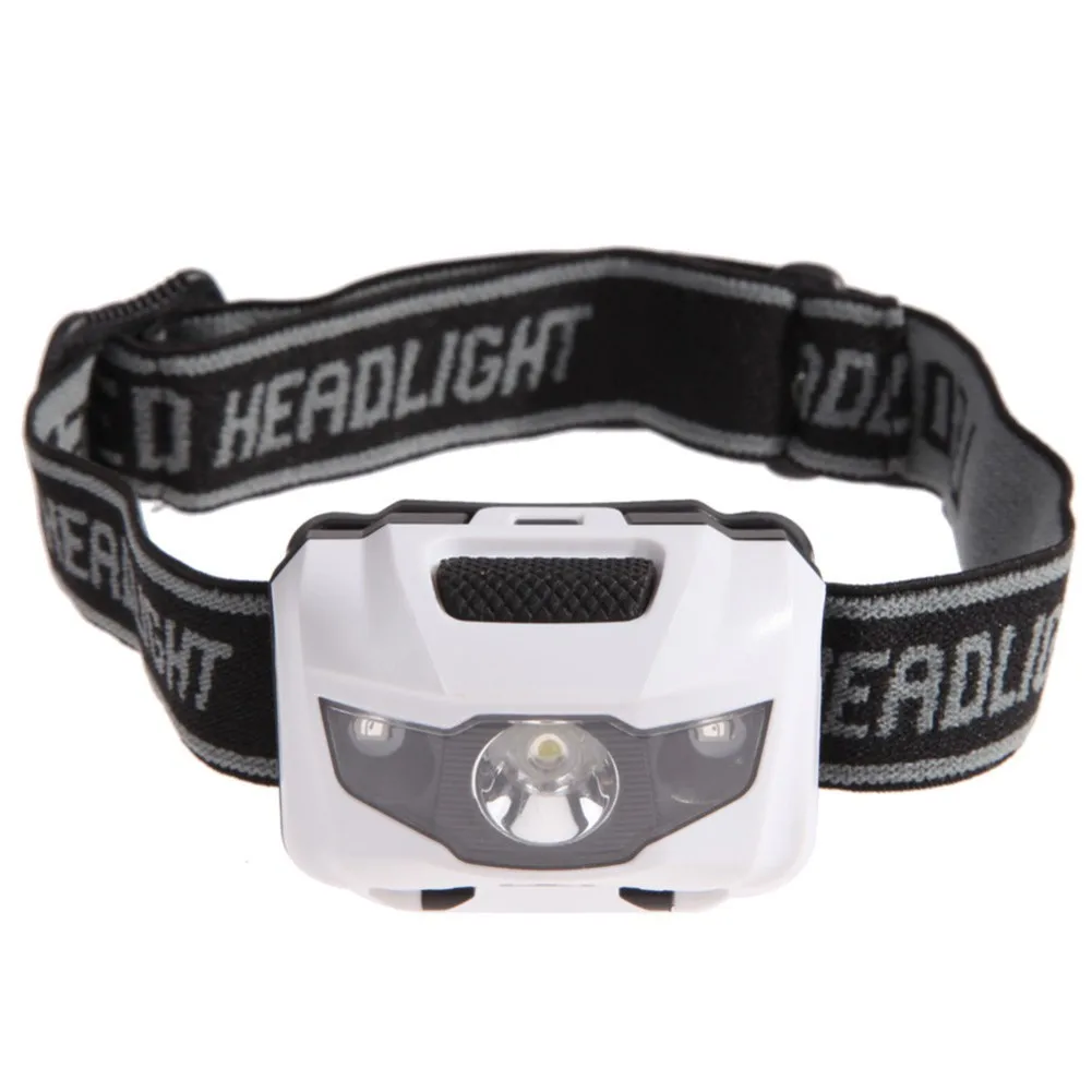 Convenient Latest LED Headlamp Night Fishing Headlights Headlights 3*AAA Batteries 4 Gears 56g Engineering Plastic